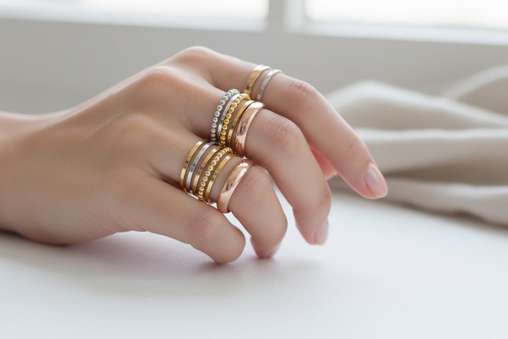 The Pure Band - 1mm Minimalist Rose Gold Ring