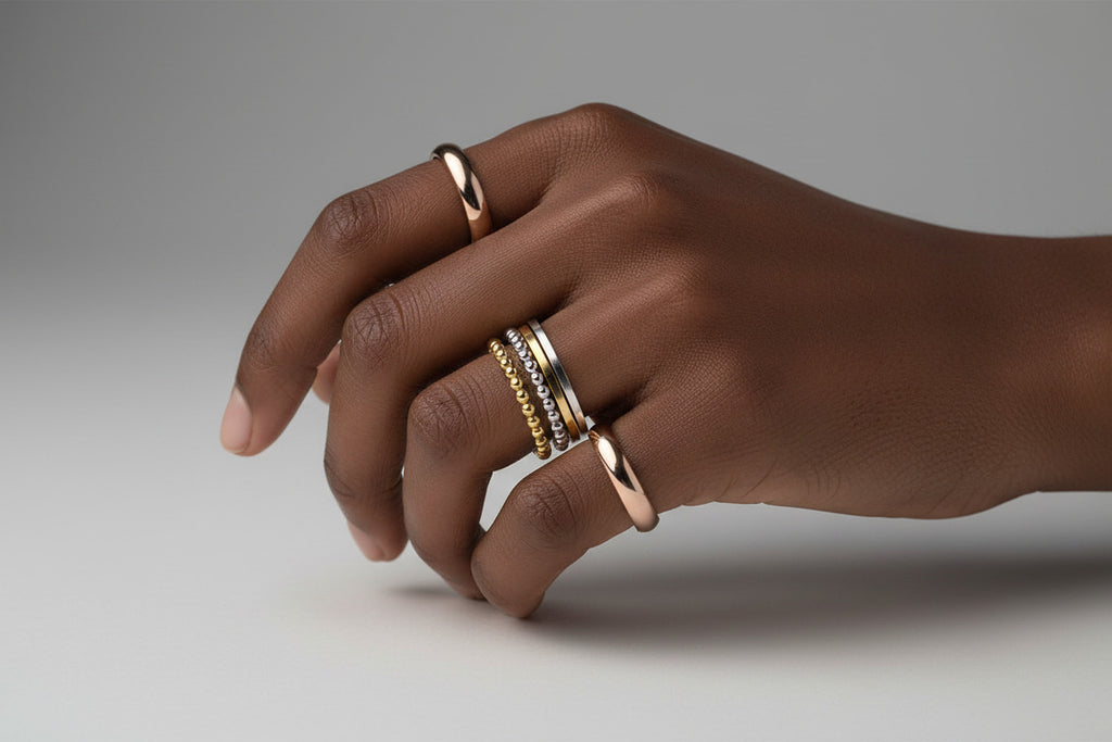 The Pure Band - 1mm Minimalist 18K Gold Plated Ring