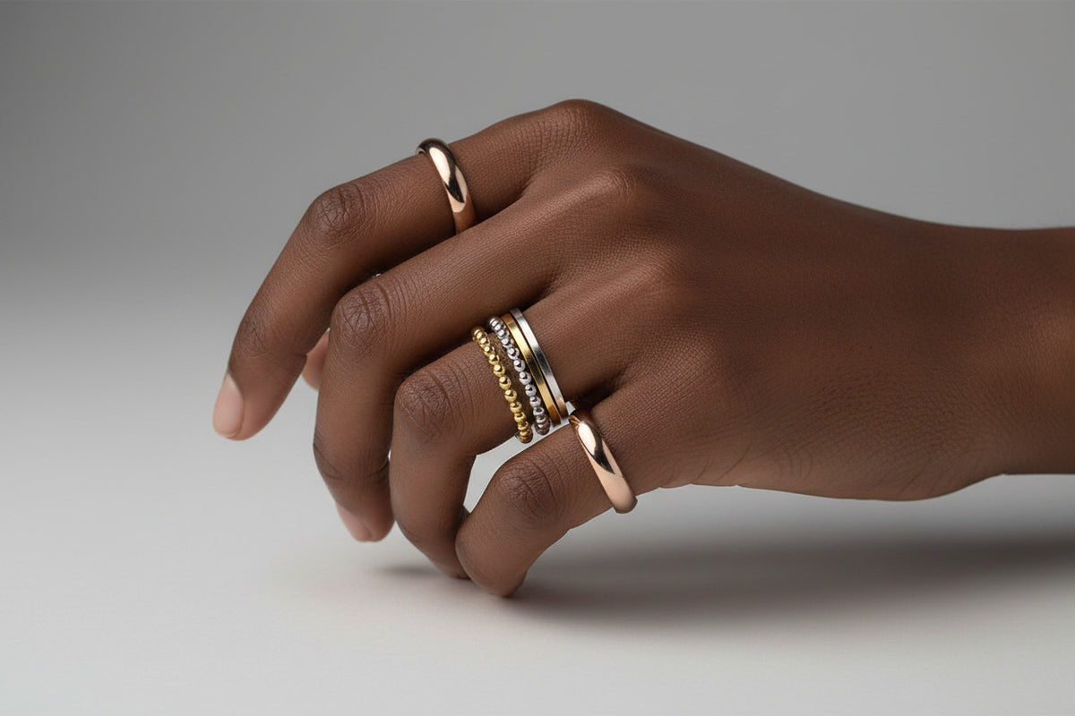 The Pure Band - 1mm Minimalist 18K Gold Plated Ring