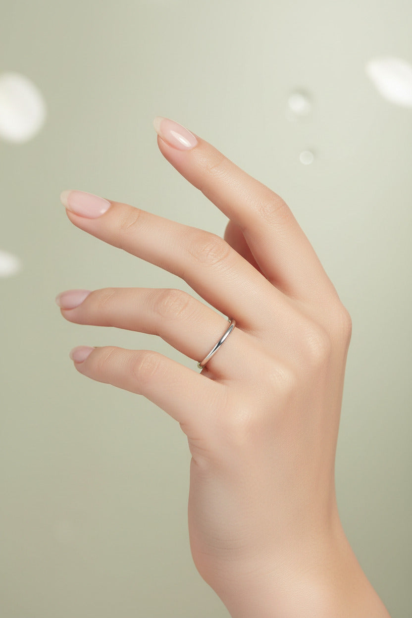 The BloomGloss Classic Hoop Ring