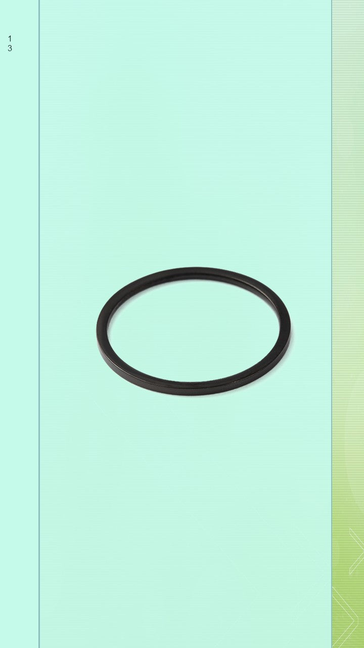 Shop the Pure Band at Bloom Gloss Co. This ultra-thin 1mm minimalist black ring features a sleek flat edge design, perfect for bold everyday stacking.